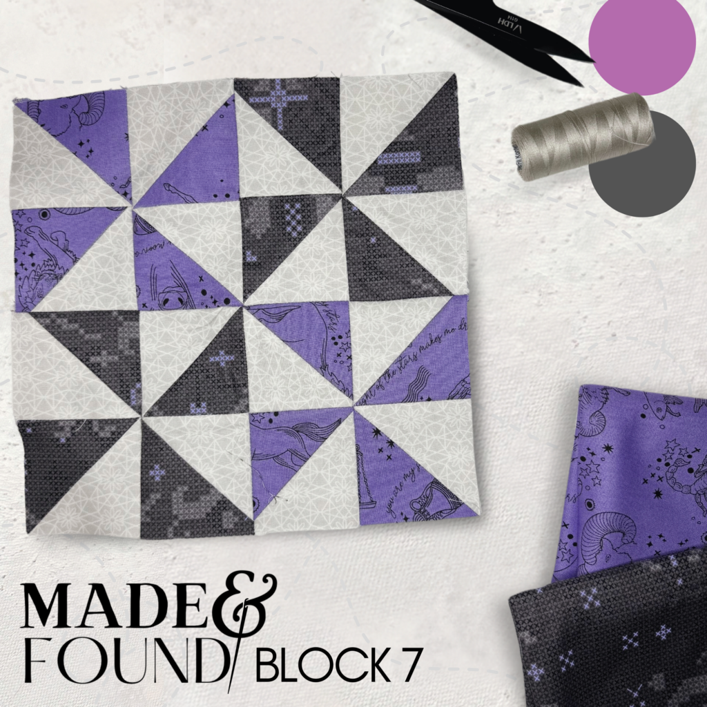 Made and Found Quiltalong: Block 7