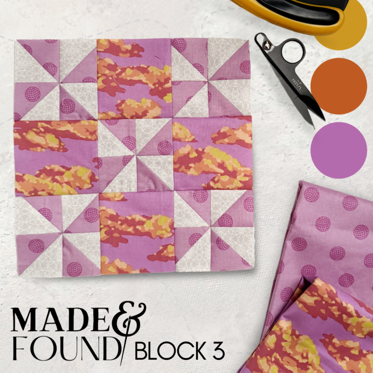 Made and Found Quiltalong: Block 3