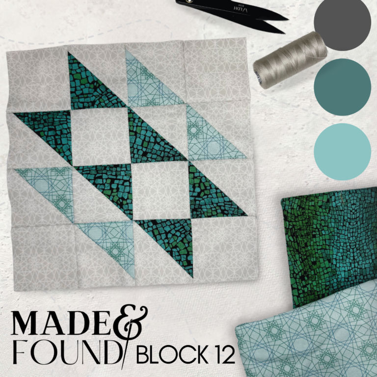 Made and Found Quiltalong: Block 12