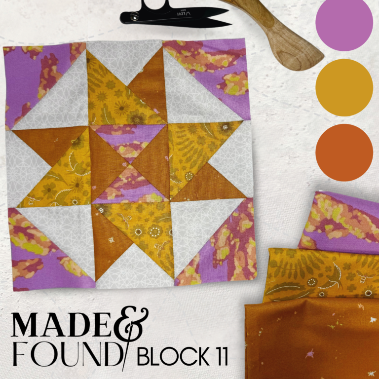 Made and Found Quiltalong: Block 11