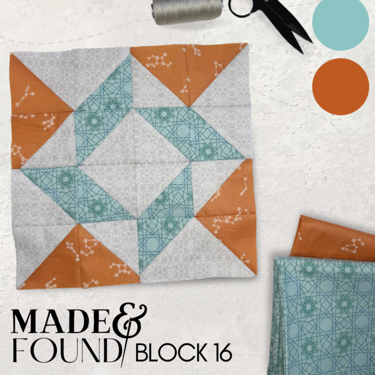 Made and Found Quiltalong: Block 16